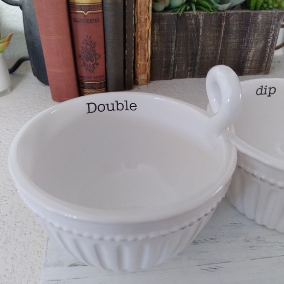 Mud Pie double dip bowl - Picture 3 of 6